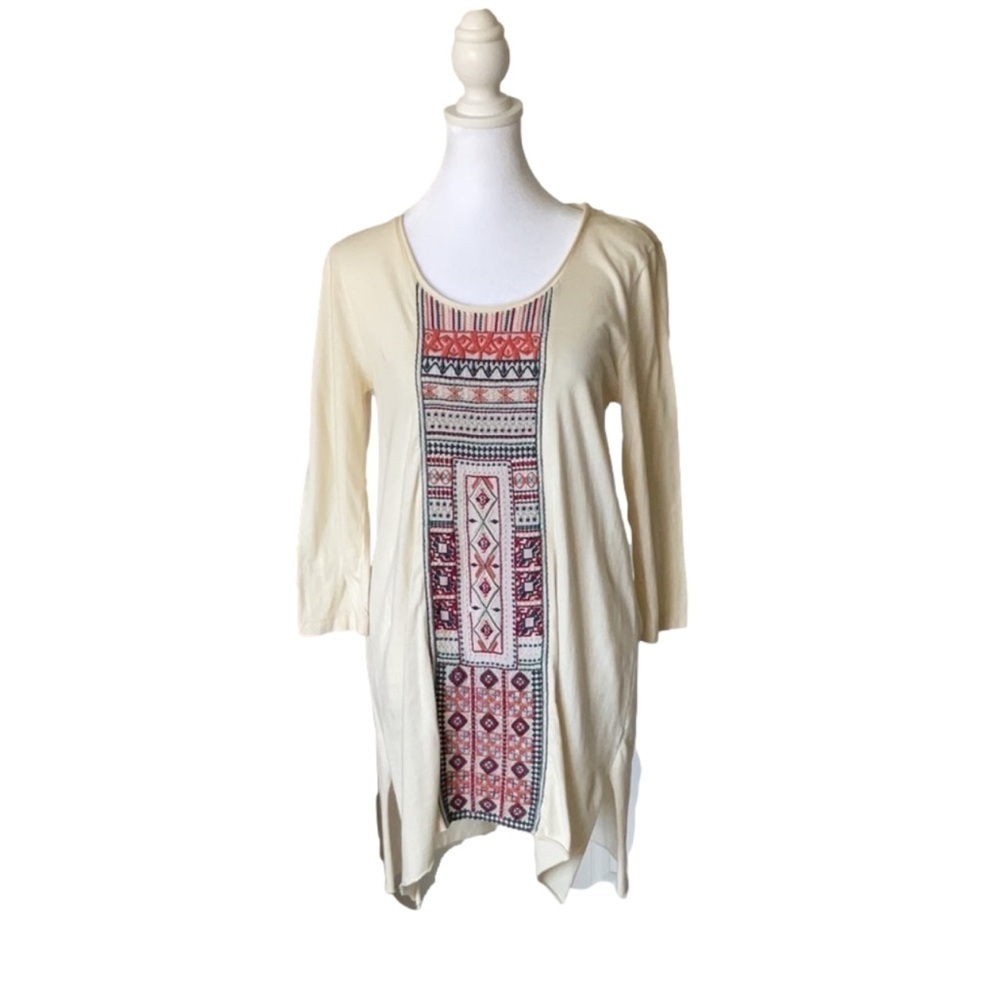 Johnny Was Izzy Embroidered Tunic, NWT